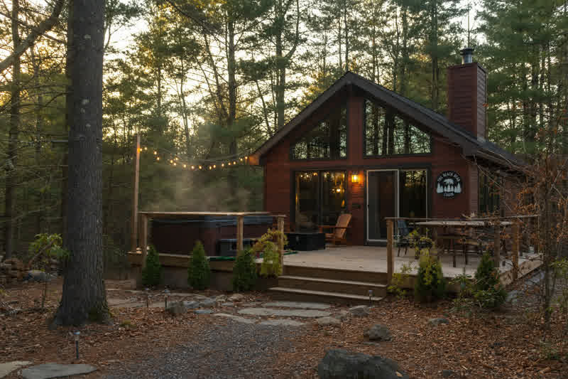 Short-term rental cabin, real cost segregation study
